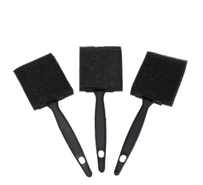 12pc Foam Paint Brushes for Varnish Oils Water Based Paint - 4