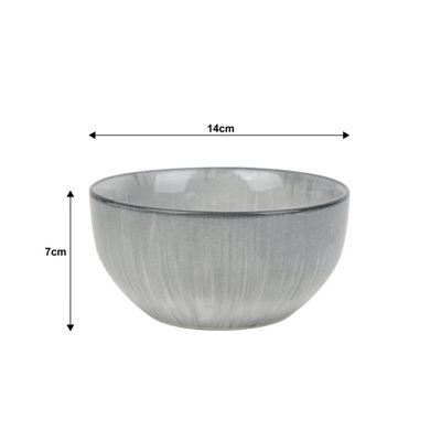 12pc Grey Star Pad Print Dinner Set