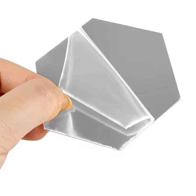 12PCS Geometric Hexagonal Mirror Wall Stickers DIY Removable Home Decor