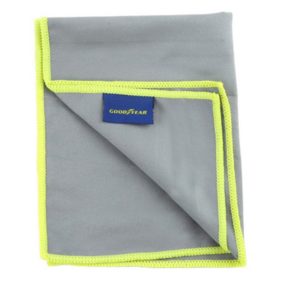 12Pcs Goodyear Microfibre Car Cloth Set Wash Buff Cleaning Drying Towel 40x30cm