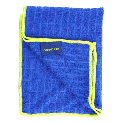 12Pcs Goodyear Microfibre Car Cloth Set Wash Buff Cleaning Drying Towel 40x30cm - 5