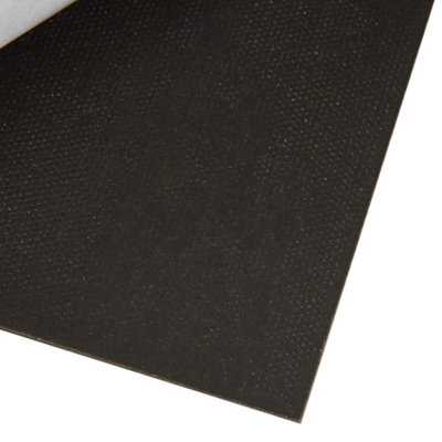 12Pcs Marble-Texture Self-Adhesive PVC Flooring Tiles, Each 30x30cm Grey-Brown for DIY