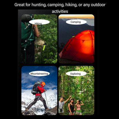 12PCS Reflective Trail Markers with Clips-High Visibility Orange Tree Tacks for Hiking&Hunting