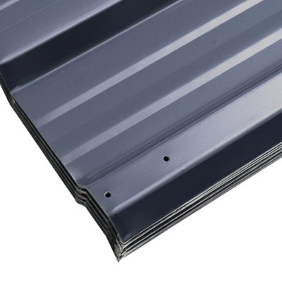 12pcs-steel-corrugated-panels-metal-panels-for-outdoor-roofing-sheet-grey