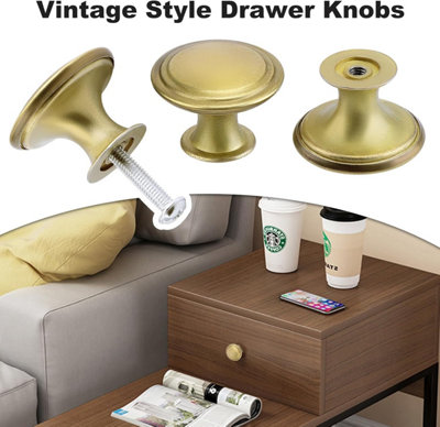 black and gold goddess dress Gold Flower Cabinet Knobs Set main image 1