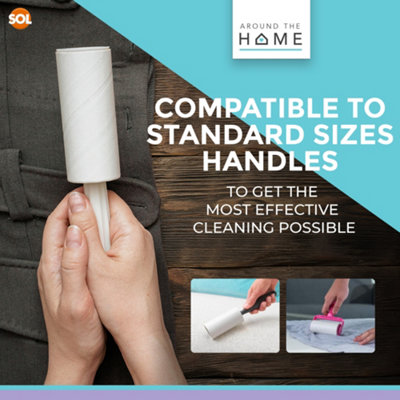 5 ROLLS LINT REMOVER ROLLER STICKY BRUSH DUST FLUFF FABRIC PET - Foto 9