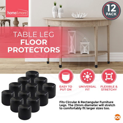 Table leg protectors for hardwood floors best sale