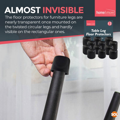 12pk Silicone Chair Leg Floor Protectors Prevent Scratching Squeaking on Hardwood Floors Chair Feet Protectors Floor