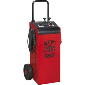 12V / 24V Heavy Duty Battery Starter & Charger - 30Ah to 650Ah Batteries - 550A