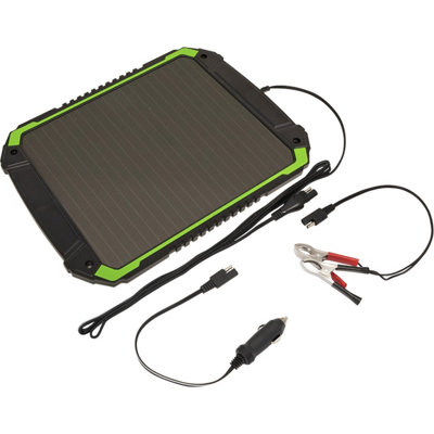 12V 4.8W Solar Power Panel - Efficient Trickle Battery Charger for Cars and Campers