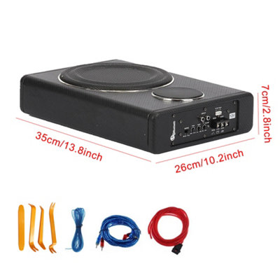 Versterker Auto Audio Stereo, 12V 800W Krachtige Bass Sub Woofer Board, Verdikt Exposed Type Heat Dissipation Panel, voor 12V Voltage Vehicle, Eenvoudig Te Bedienen