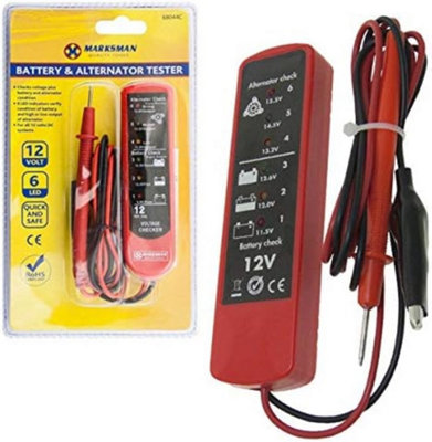 12v Battery Alternator Tester Dc Tester Car Truck Garage Test Tool Voltage