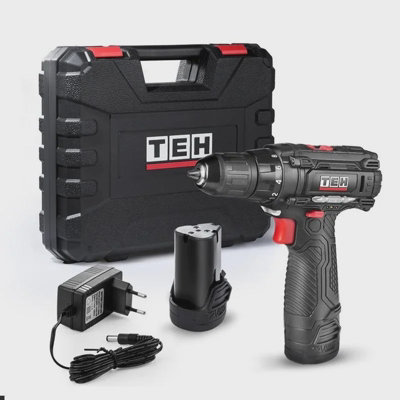 12V Cordless Drill Driver Dual Speed 23Nm 2X Batteries Kit TDLI212