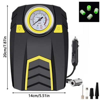 12V Digital Car Tyre Inflator - 150 PSI Fast Action Compressor with LED