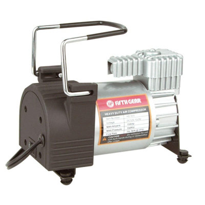 12v Digital Heavy Duty Air Compressor With Carry Bag - Can be powered from your car's cigarette lighter/charger port