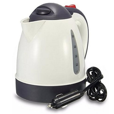 12V ELECTRIC CAR KETTLE TRAVEL CAMPING CARAVAN BOILING WATER SOCKET TEA  COFFEE