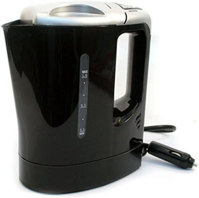12V Electric Kettle Water Car Van Lorry Travel Portable Camping Jug 0.8 Litre