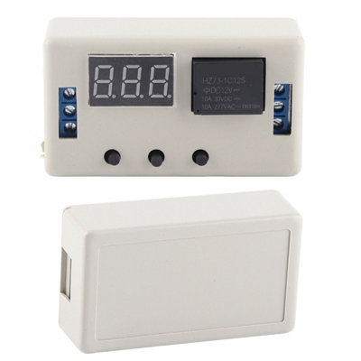 12V LED Display Adjustable Timer Relay Automation Control Switch Module