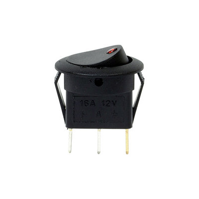 12V LED Spot Rocker Switches - Red EC73 Pack of 10