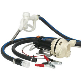12V Portable AdBlue Transfer Pump - Self-Priming - Manual Delivery Nozzle