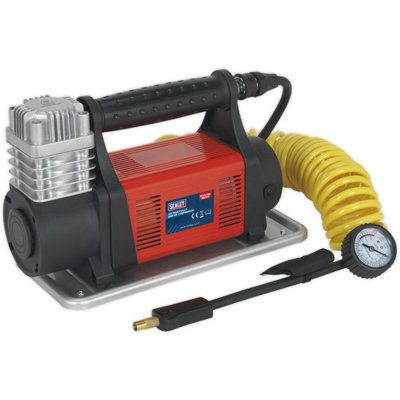 12V Portable HEAVY DUTY Tyre Inflator / Mini Air Compressor - 150PSI Fast Pump