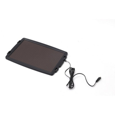12V Solar Panel Battery Trickle Charger & Maintainer for Car & Caravan