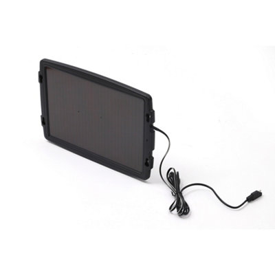 12V Solar Panel Battery Trickle Charger & Maintainer for Car & Caravan