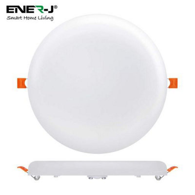 12W Frameless Recessed-Surface Super LED Panel, 105mm, Round, 4000K (pack of 4 units)