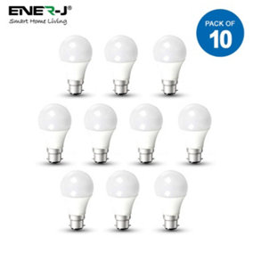 12W LED Bulbs B22 GLS A60 3000K (Pack of 10 units)