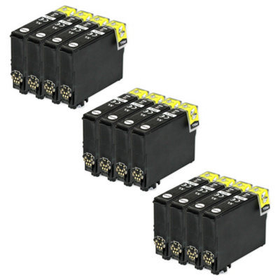 12x 29XL Black Compatible Ink Cartridges