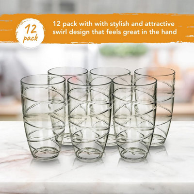 Acrylic drinking glasses discount