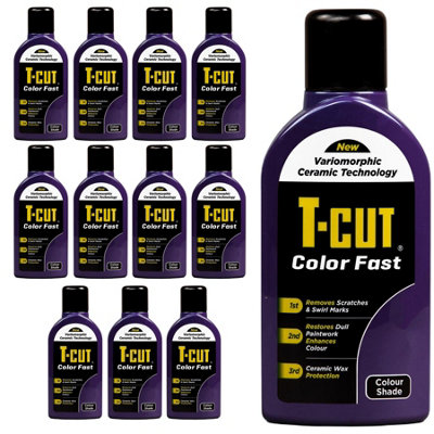 12x T-Cut Color Fast Purple 500ml Car Scratch Remover Cleaner Polisher