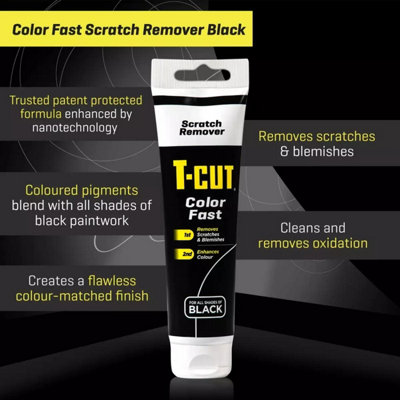 12x T-Cut Colour Fast Black Car Wax Polish Scratch Remover Enhancer ...