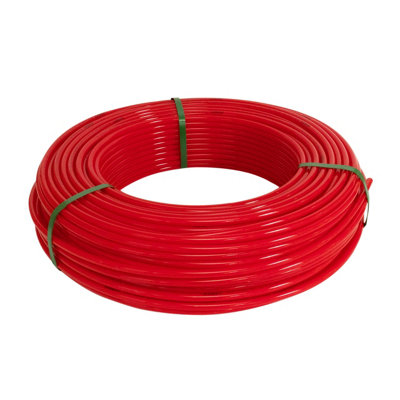 12x1.5mm PERT Pipe - Red - (140m Coil)