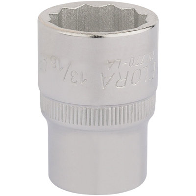 13/16" 1/2" Square Drive Elora Bi-Hexagon Socket 24434