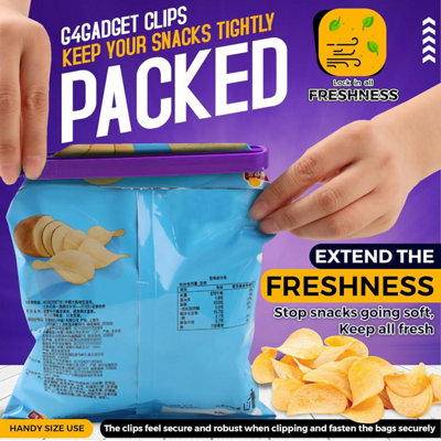 13 Food Storage Sealing Assorted Bag Clips Fresh Fridge Freezer Crisps ...