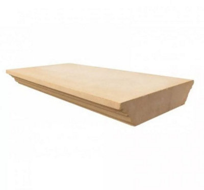 13 Inch Flat Regency Dry Cast Wall Coping Stone