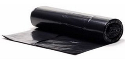 13 Medium Duty Superior Recycled Wheelie Bin Liners, 140L - Black