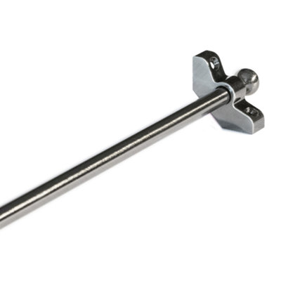 13 Pack - Hollow Stair Carpet Runner Rods - Affordable Stair Rod Bars - Pewter Finish - 89cm (35.4") width