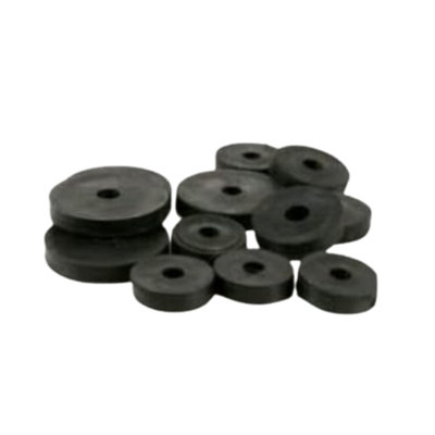 13-Piece Rubber Flat Tap Washer Set - Includes 3/8", 1/2", 3/4" sizes - Ideal for tap repairs and replacements for UK taps