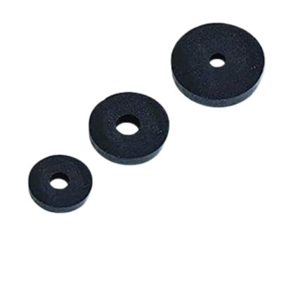 13-Piece Rubber Flat Tap Washer Set - Includes 3/8", 1/2", 3/4" sizes - Ideal for tap repairs and replacements for UK taps