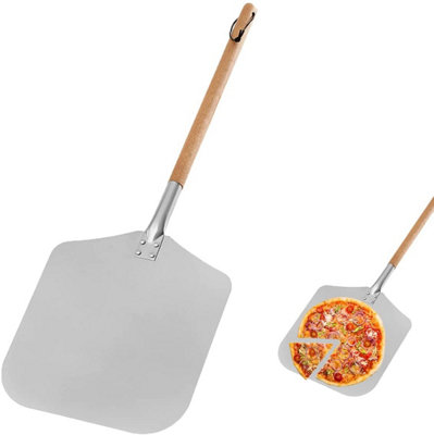 13 Pizza Oven Peel Paddle with Extra Long Wooden Handle for Wood