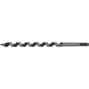 13 x 235mm SDS Plus Auger Wood Drill Bit - Fully Hardened - Smooth Drilling