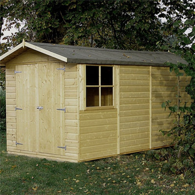 13 x 7 Pressure Treated Tongue and Groove Apex Workshop