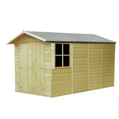 13 x 7 Pressure Treated Tongue and Groove Apex Workshop