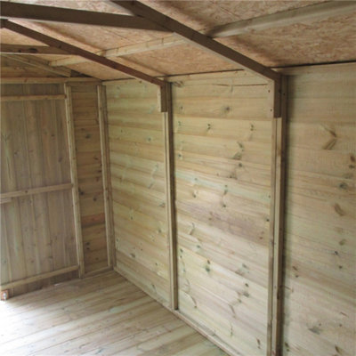 13 x 7 Pressure Treated Tongue and Groove Apex Workshop - 4