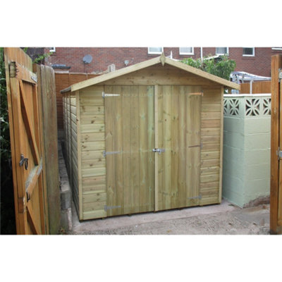 13 x 7 Pressure Treated Tongue and Groove Apex Workshop - 5