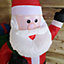 130cm (4ft) Inflatable LED Outdoor Christmas Standing Santa with Gift in Sack