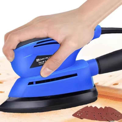 130W Detail Sander, Handheld Palm Sander, Mouse Sander, Electric for ...