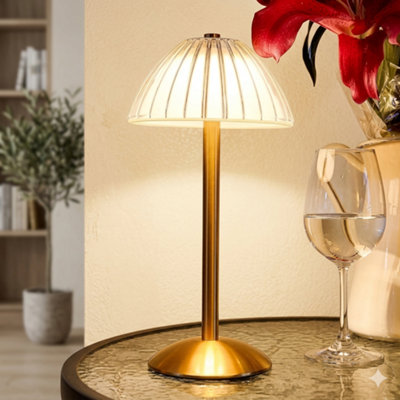 Modern Led Table Lamp Cordless Dimmable Night Light Usb Rechargeable Decorative Desk Lamp from B&Q